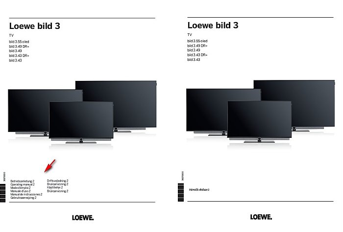 Překlad PDF a odstranění jazykových mutací - TV Loewe